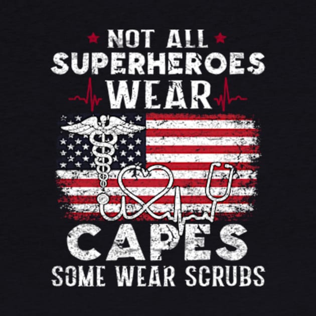 Not All Superheroes Wears Capes Some Wear Scrubs Nurse by Hanh05